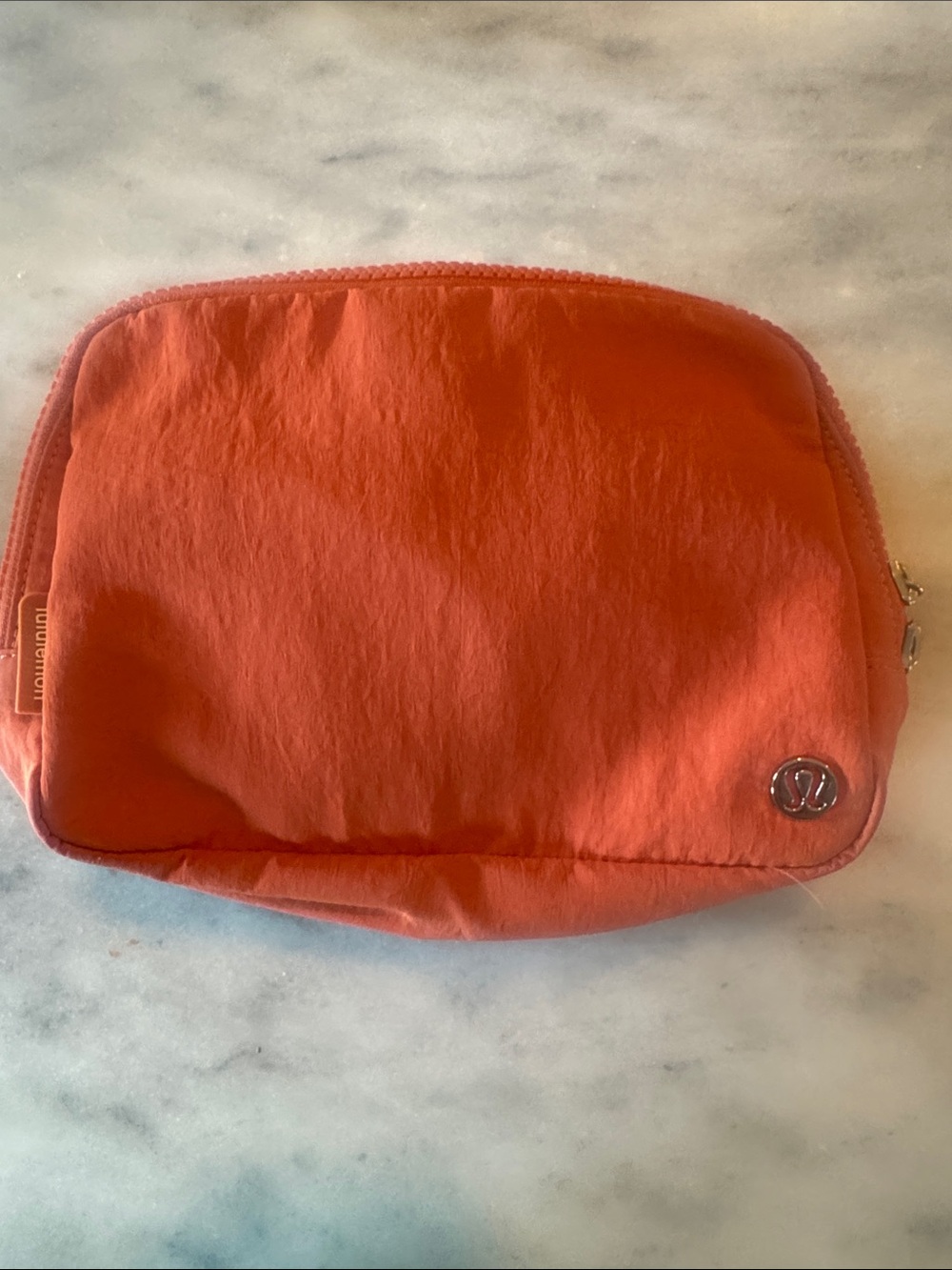 lululemon belt bag 3L Coral-Orange Cosmetic Pouch